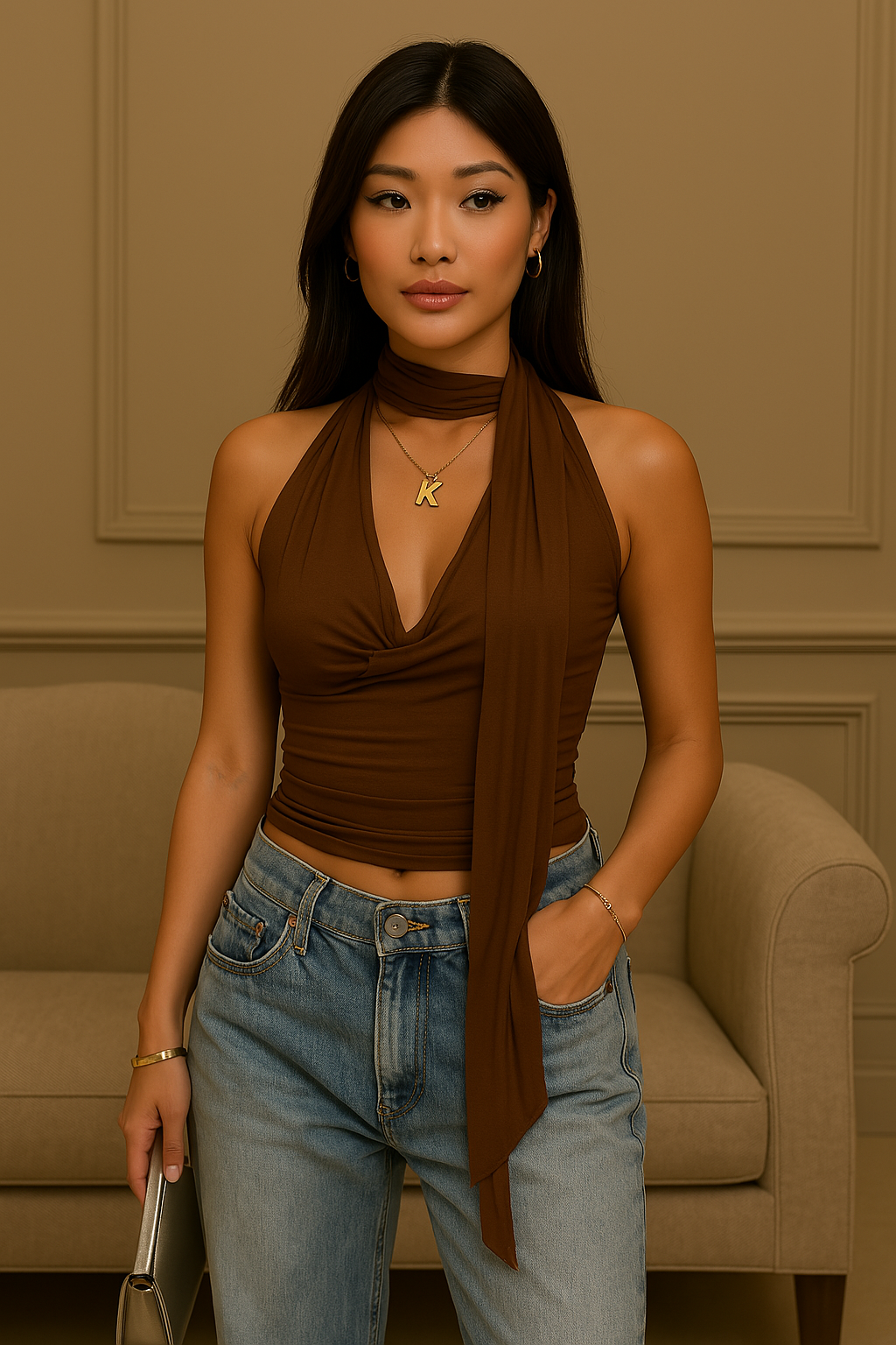 Top Femme Dos Nu Chic