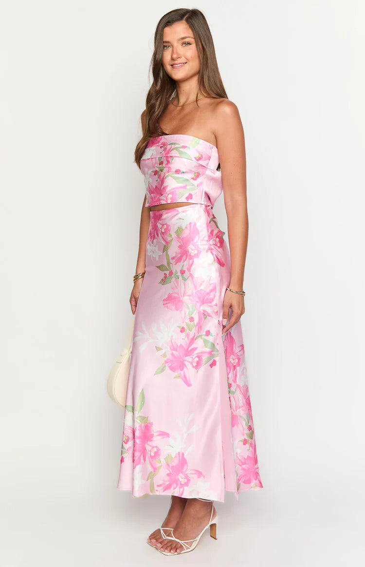 Haut floral pastel