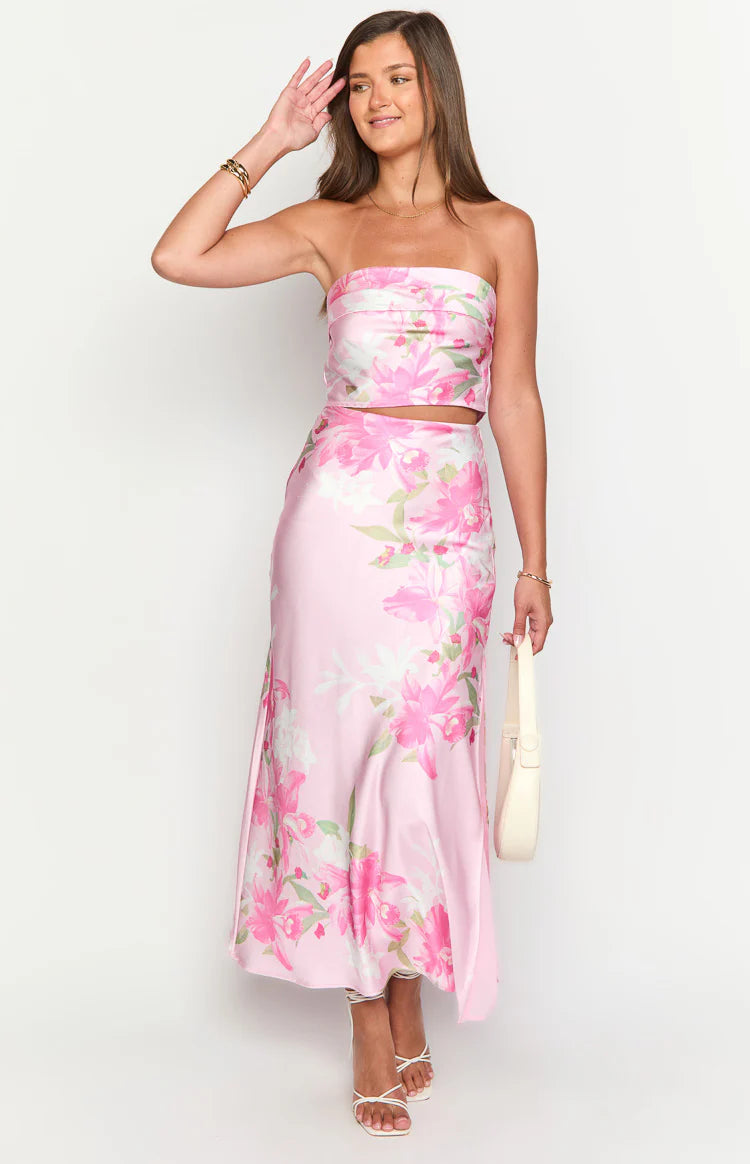 Haut floral pastel