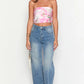 Haut floral pastel