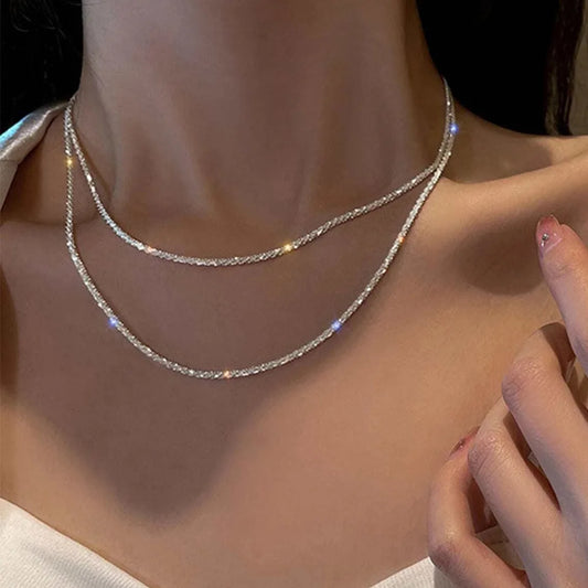 Collier scintillant