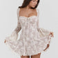 Robe corset en dentelle vintage