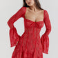 Robe corset en dentelle vintage