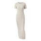 Robe Longue Plissée Chic