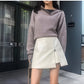 Jupe Courte Simili Cuir