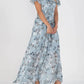 Robe longue fleurie