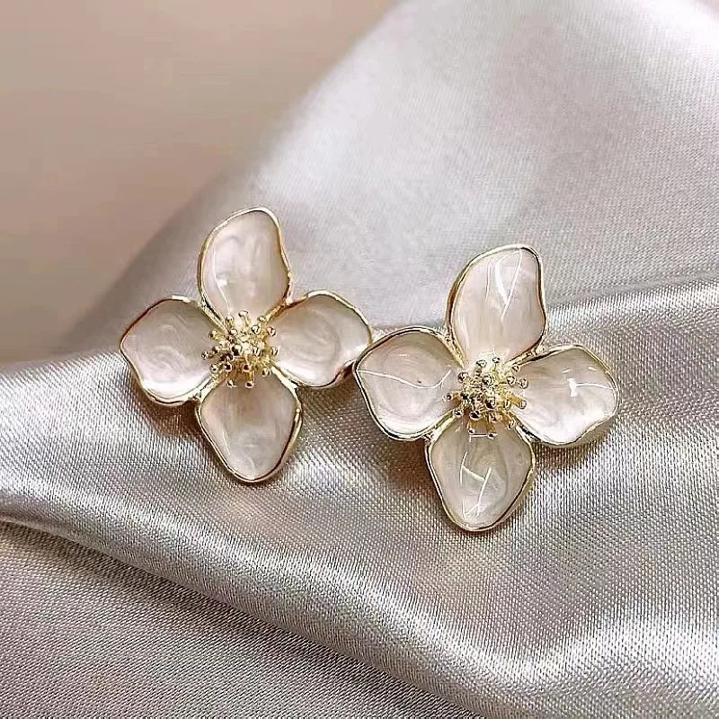 Boucles d'oreilles Lys Doré